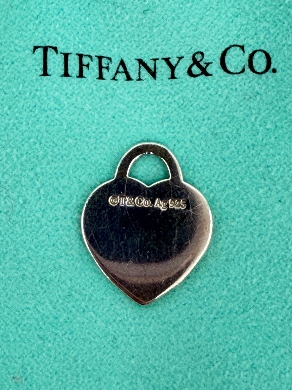 Tiffany & Co Return to Tiffany Heart Tag Pendant Necklace 925 Sterling Silver - Picture 7 of 13